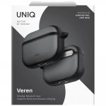 Carcasa UNIQ Veren compatibila cu Apple AirPods Pro 3, Gri 6 - lerato.ro