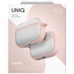 Carcasa UNIQ Veren compatibila cu Apple AirPods Pro 3, Roz 6 - lerato.ro