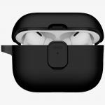 Carcasa UNIQ Clyde compatibila cu Apple AirPods Pro 3, Negru 2 - lerato.ro