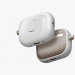 Carcasa UNIQ Clyde compatibila cu Apple AirPods Pro 3, Bej 3 - lerato.ro