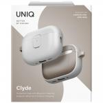 Carcasa UNIQ Clyde compatibila cu Apple AirPods Pro 3, Bej 7 - lerato.ro