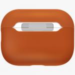 Carcasa UNIQ Lino compatibila cu Apple AirPods 3, Portocaliu 5 - lerato.ro