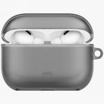 Carcasa UNIQ Glase compatibila cu Apple AirPods 3, Gri 2 - lerato.ro