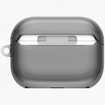 Carcasa UNIQ Glase compatibila cu Apple AirPods 3, Gri 4 - lerato.ro