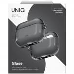Carcasa UNIQ Glase compatibila cu Apple AirPods 3, Gri 8 - lerato.ro