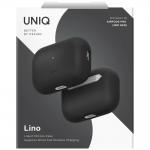 Carcasa UNIQ Lino compatibila cu Apple AirPods Pro 3, Gri 7 - lerato.ro