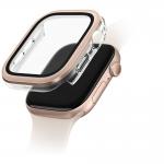 Carcasa cu protectie ecran UNIQ Voute compatibila cu Apple Watch 10 / 11 42mm, Rose Gold 2 - lerato.ro