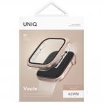 Carcasa cu protectie ecran UNIQ Voute compatibila cu Apple Watch 10 / 11 42mm, Rose Gold 6 - lerato.ro