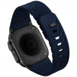 Curea UNIQ Fluo compatibila cu Apple Watch 49/46/45/44/42/41/40 mm, Albastru 3 - lerato.ro