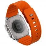 Curea UNIQ Fluo compatibila cu Apple Watch 49/46/45/44/42/41/40 mm, Portocaliu 3 - lerato.ro