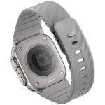 Curea UNIQ Fluo compatibila cu Apple Watch 49/46/45/44/42/41/40 mm, Gri 3 - lerato.ro