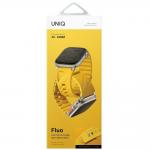 Curea UNIQ Fluo compatibila cu Apple Watch 49/46/45/44/42/41/40 mm, Galben 5 - lerato.ro