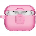Carcasa UNIQ Glase Pro compatibila cu Apple AirPods Pro 3, Roz 2 - lerato.ro