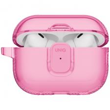 Carcasa UNIQ Glase Pro compatibila cu Apple AirPods Pro 3, Roz