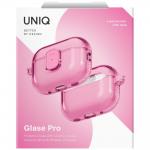 Carcasa UNIQ Glase Pro compatibila cu Apple AirPods Pro 3, Roz 7 - lerato.ro