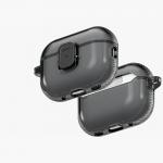 Carcasa UNIQ Glase Pro compatibila cu Apple AirPods Pro 3, Gri 4 - lerato.ro