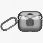 Carcasa UNIQ Glase Pro compatibila cu Apple AirPods Pro 3, Gri 3 - lerato.ro