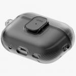 Carcasa UNIQ Glase Pro compatibila cu Apple AirPods Pro 3, Gri 6 - lerato.ro