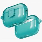 Carcasa UNIQ Glase Pro compatibila cu Apple AirPods Pro 3, Turcoaz 4 - lerato.ro