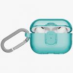 Carcasa UNIQ Glase Pro compatibila cu Apple AirPods Pro 3, Turcoaz 3 - lerato.ro