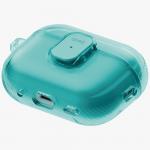 Carcasa UNIQ Glase Pro compatibila cu Apple AirPods Pro 3, Turcoaz 6 - lerato.ro