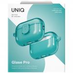 Carcasa UNIQ Glase Pro compatibila cu Apple AirPods Pro 3, Turcoaz 7 - lerato.ro