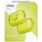 Carcasa UNIQ Glase Pro compatibila cu Apple AirPods Pro 3, Galben 7 - lerato.ro