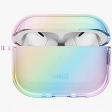 Carcasa UNIQ Iridescia Hang compatibila cu Apple AirPods Pro 3, Multicolor