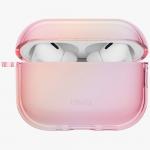 Carcasa UNIQ Iridescia Hang compatibila cu Apple AirPods Pro 3, Pink 2 - lerato.ro