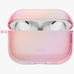 Carcasa UNIQ Iridescia Hang compatibila cu Apple AirPods Pro 3, Pink