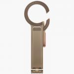 Stand birou UNIQ Arcus TriPod, Pliabil, Compatibil MagSafe, Champagne 4 - lerato.ro