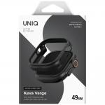 Carcasa UNIQ Keva Verge compatibila cu Apple Watch Ultra / Ultra 2 / Ultra 3 49mm, Negru 3 - lerato.ro