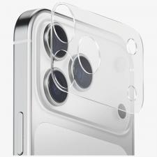 Protectie camera foto UNIQ Optix Aeroshield, Kit montare inclus, compatibil cu iPhone 17 Pro Max, Transparent
