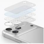 Protectie camera foto UNIQ Optix Aeroshield, Kit montare inclus, compatibil cu iPhone 17 Pro, Transparent 6 - lerato.ro