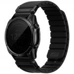 Curea din silicon UNIQ Fluo x Smart-Fit, 22mm, compatibila cu ceasuri Garmin, Negru 2 - lerato.ro