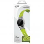 Curea din silicon UNIQ Fluo x Smart-Fit, 22mm, compatibila cu ceasuri Garmin, Lime 7 - lerato.ro