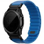 Curea din silicon UNIQ Fluo x Smart-Fit, 22mm, compatibila cu ceasuri Garmin, Albastru 2 - lerato.ro