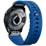 Curea din silicon UNIQ Fluo x Smart-Fit, 22mm, compatibila cu ceasuri Garmin, Albastru 4 - lerato.ro