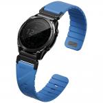 Curea din silicon UNIQ Fluo x Smart-Fit, 22mm, compatibila cu ceasuri Garmin, Albastru 5 - lerato.ro