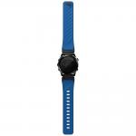 Curea din silicon UNIQ Fluo x Smart-Fit, 22mm, compatibila cu ceasuri Garmin, Albastru 6 - lerato.ro