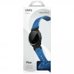 Curea din silicon UNIQ Fluo x Smart-Fit, 22mm, compatibila cu ceasuri Garmin, Albastru 7 - lerato.ro