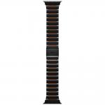 Curea UNIQ Strova Flex compatibila cu Apple Watch 44/45/46/49mm, Negru / Portocaliu 6 - lerato.ro