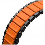 Curea UNIQ Strova Flex compatibila cu Apple Watch 44/45/46/49mm, Negru / Portocaliu 8 - lerato.ro