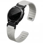 Curea din silicon UNIQ Fluo x Smart-Fit, 22mm, compatibila cu ceasuri Garmin, Gri 5 - lerato.ro