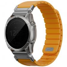 Curea din silicon UNIQ Fluo x Smart-Fit, 26mm, compatibila cu ceasuri Garmin, Portocaliu