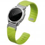 Curea din silicon UNIQ Fluo x Smart-Fit, 26mm, compatibila cu ceasuri Garmin, Lime 5 - lerato.ro