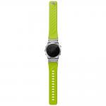 Curea din silicon UNIQ Fluo x Smart-Fit, 26mm, compatibila cu ceasuri Garmin, Lime 6 - lerato.ro