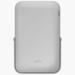 Baterie externa portabila UNIQ Hoveo, 5000mAh, PD 20W, Incarcare Wireless 15W, USB-C, Gri 3 - lerato.ro