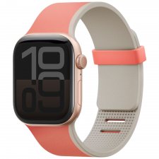 Curea Uniq Revix IV compatibila cu Apple Watch 49/46/45/44mm, Roz / Bej