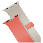 Curea Uniq Revix IV compatibila cu Apple Watch 49/46/45/44mm, Roz / Bej 4 - lerato.ro